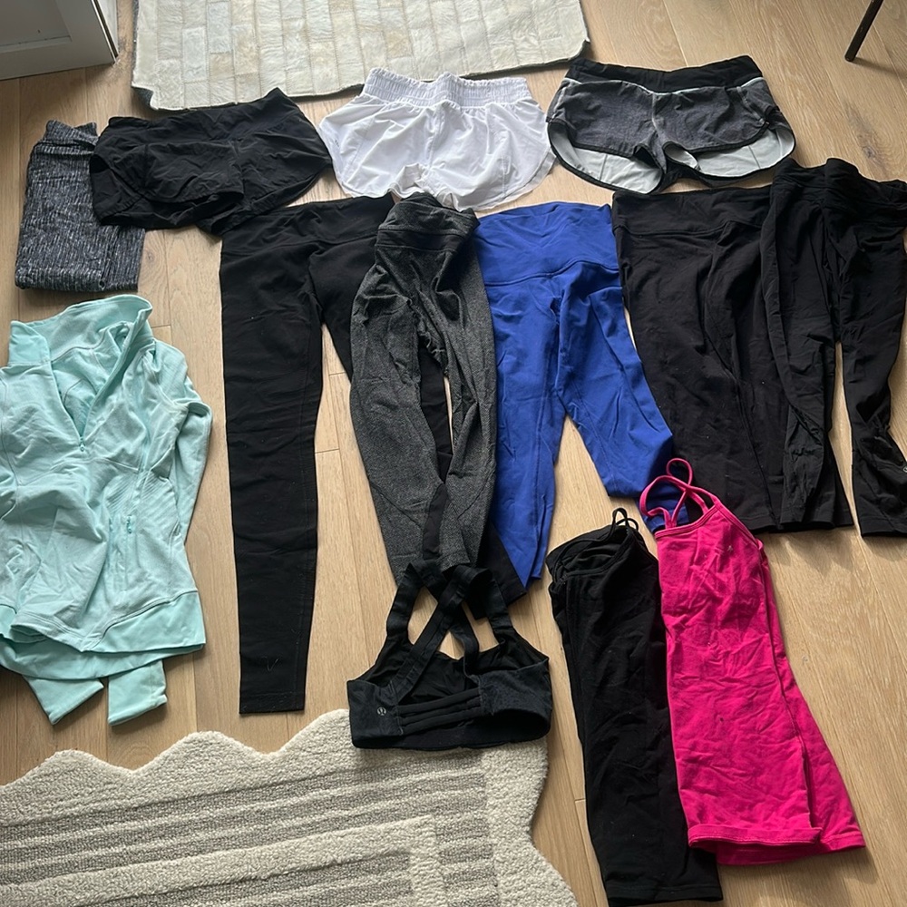 13 piece Lululemon bundle - size 4